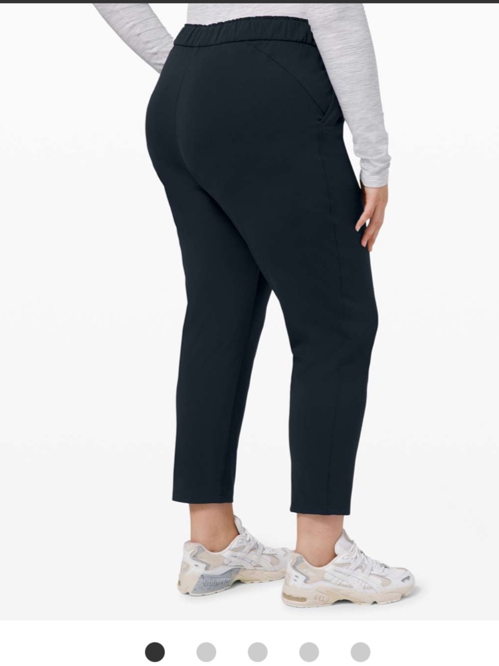 LULULEMON KEEP MOVING PANT 7/8 HIGH RISE TRUE NAVY